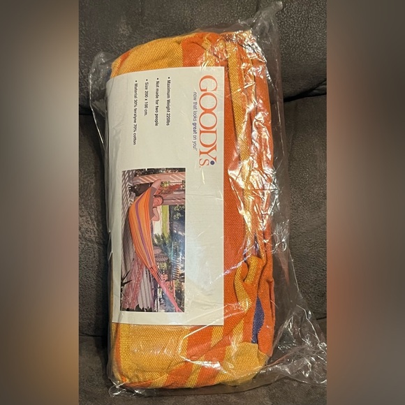 Vintage New‎ in Pack Never Opened Goody’s 200 x 100 cm Hammock - Picture 4 of 5